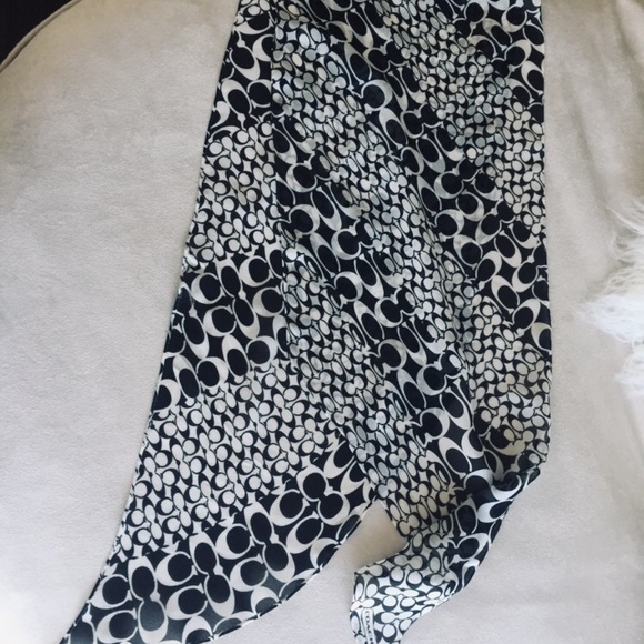 Silk Coach silk rectangular scarf - Picture 4 of 5